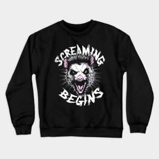 Screaming Begins - Possum 90s Inspired Crewneck Sweatshirt